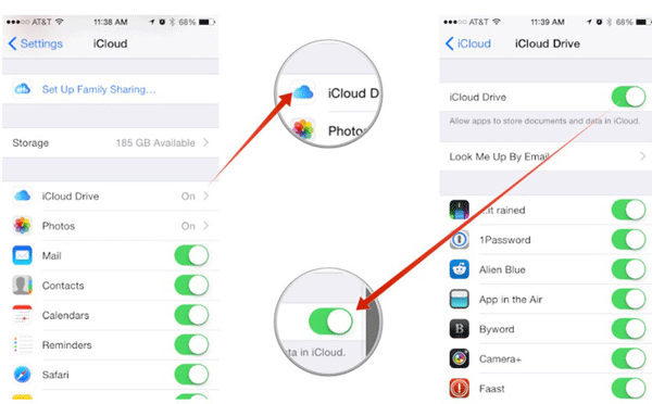 Przesyłaj pliki na swój iPhone za pomocą iCloud