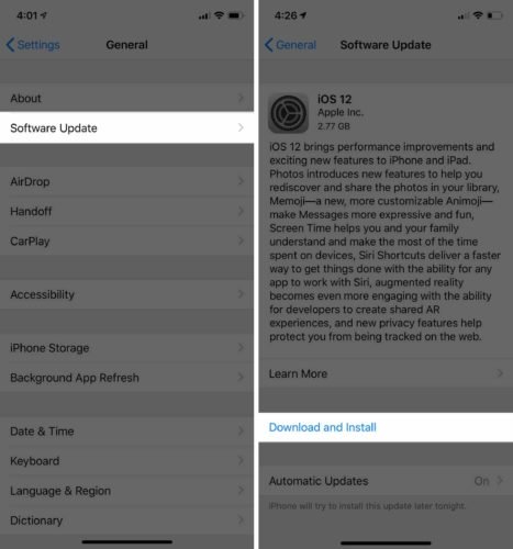 Pobierz najnowsze aktualizacje iPhone'a