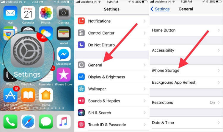 iPhone Wyczyść pamięć podręczną aplikacji bez usuwania aplikacji - wyładuj nieużywane aplikacje