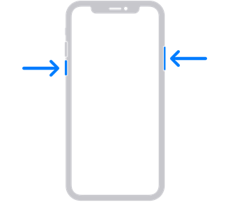 Zrestartuj iPhone'a, aby naprawić iPhone'a, który nie odbiera tekstów z Androida