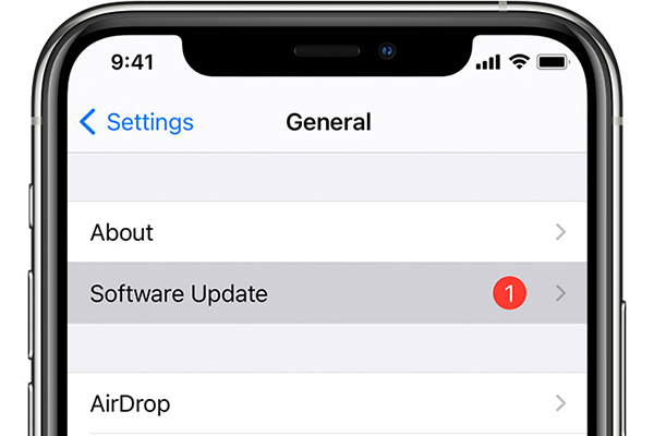 Zaktualizuj iOS, aby rozwiązać problem braku wyświetlania ostatnich połączeń przez iPhone'a