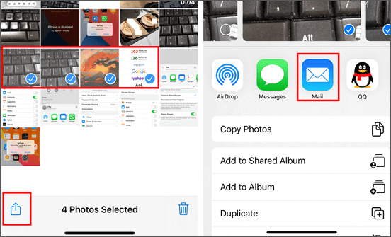 Przesyłaj zdjęcia iPhone'a do laptopa za pomocą poczty e-mail