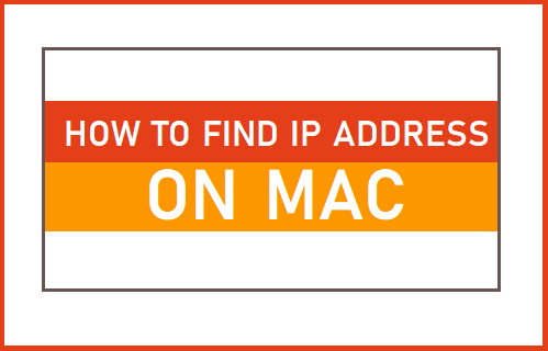 Znajdź adres IP na Mac Find