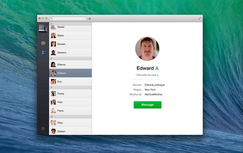 Wechat dla komputerów Mac Wechat