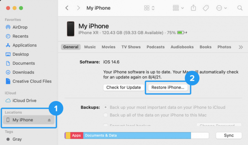 Odzyskaj ostatnio usunięte wiadomości iPhone'a za pomocą Findera