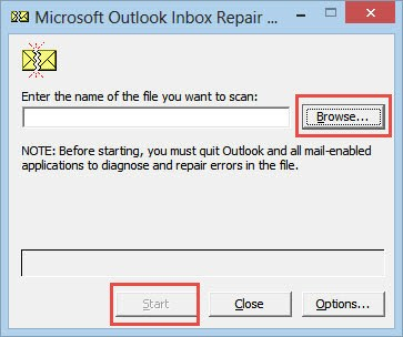 Napraw swój plik PST, aby naprawić błąd programu Outlook nie odpowiada