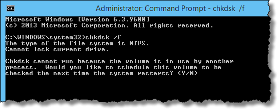 Sprawdź CHKDSK, aby naprawić wolumin nie zawiera rozpoznanego systemu plików