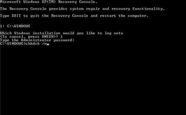 Użyj CHKDSK, aby naprawić złe sektory