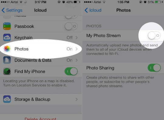 Wyłącz strumień zdjęć, aby zwolnić miejsce na iPhonie