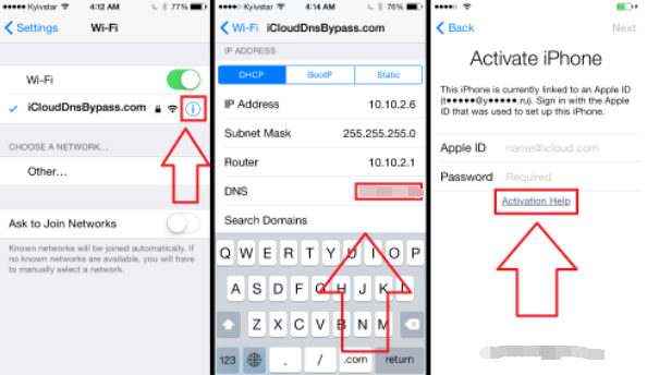 Omiń Apple ID za pomocą DNS