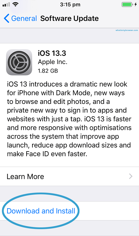 Zaktualizuj system iOS, gdy filmy nie będą odtwarzane na iPhonie