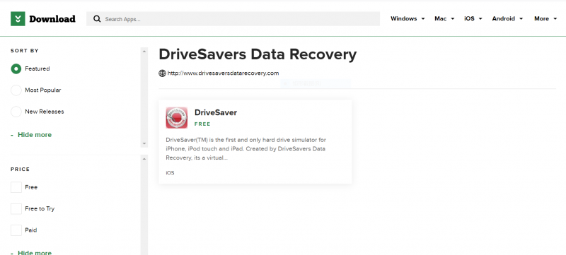 Recenzje odzyskiwania danych DriveSavers