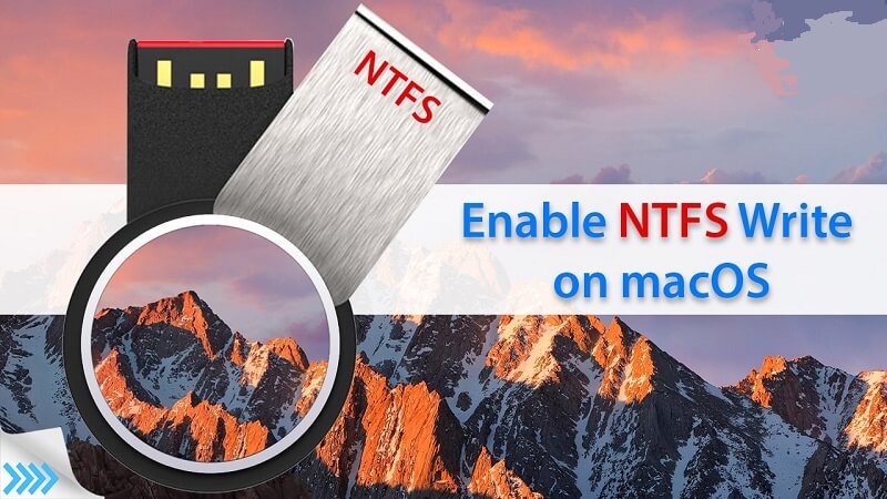Włącz zapisywanie NTFS na Macos Sierra