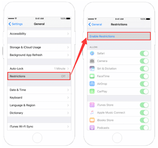 Jak włączyć ograniczenia na iPhonie