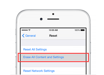 Przeprowadź resetowanie do ustawień fabrycznych, aby usunąć dane iPhone'a bez przywracania
