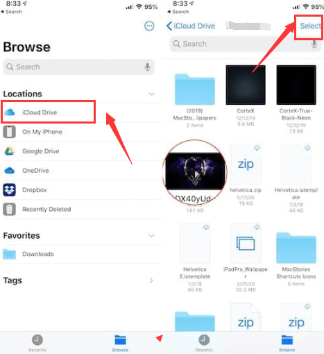 Trwale usuń dane z iCloud za pośrednictwem iCloud Drive na iPhonie