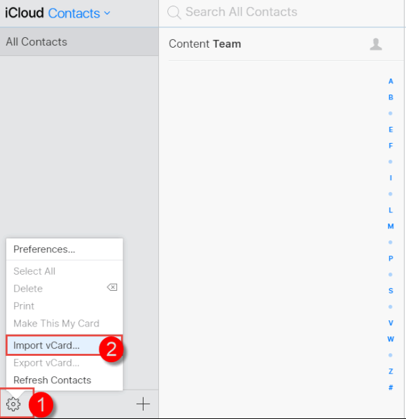 Przenieś kontakty z Huawei na iPhone'a za pomocą konta iCloud