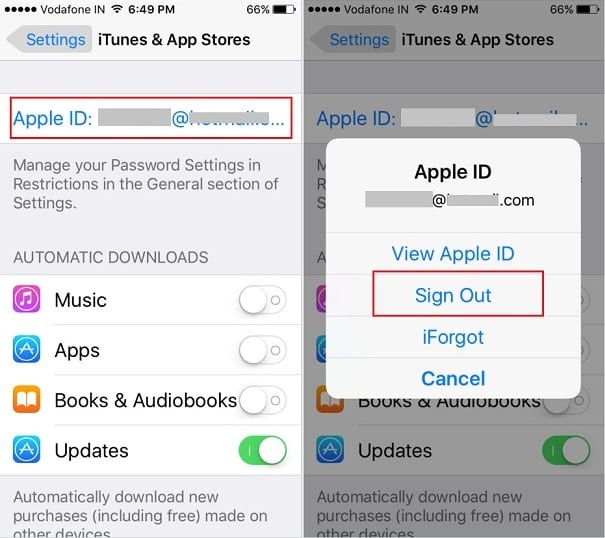 Usuwanie Apple ID z zablokowanego iPhone'a za pośrednictwem iTunes i App Store
