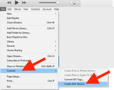 iTunes Konwertuje MP3 na M4r