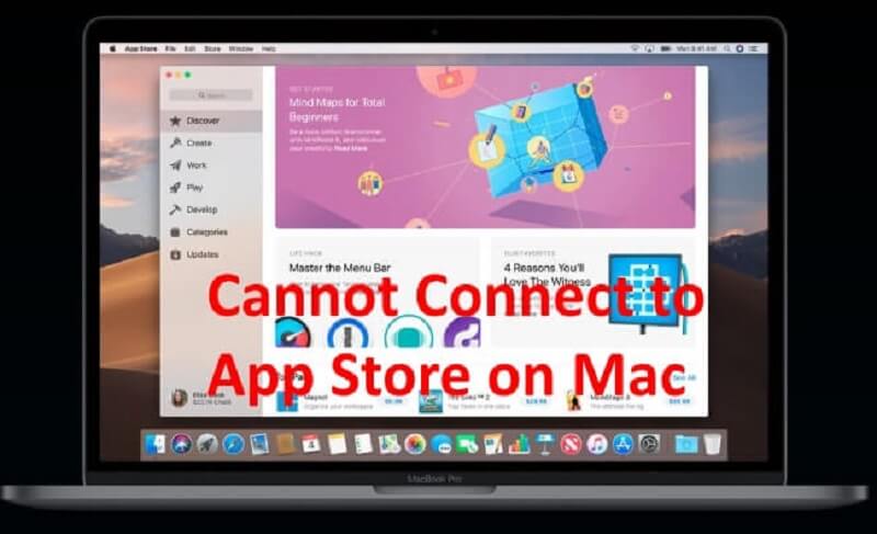 Komputer Mac nie może połączyć się z problemem App Store