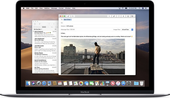 Macbook Użyj poczty
