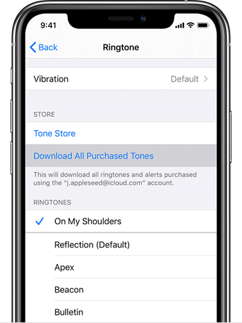 Użyj transferu przewodowego, aby przenieść dzwonki iPhone'a do iTunes