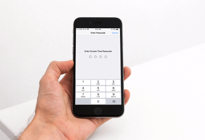 Co to jest hasło czasu ekranu?