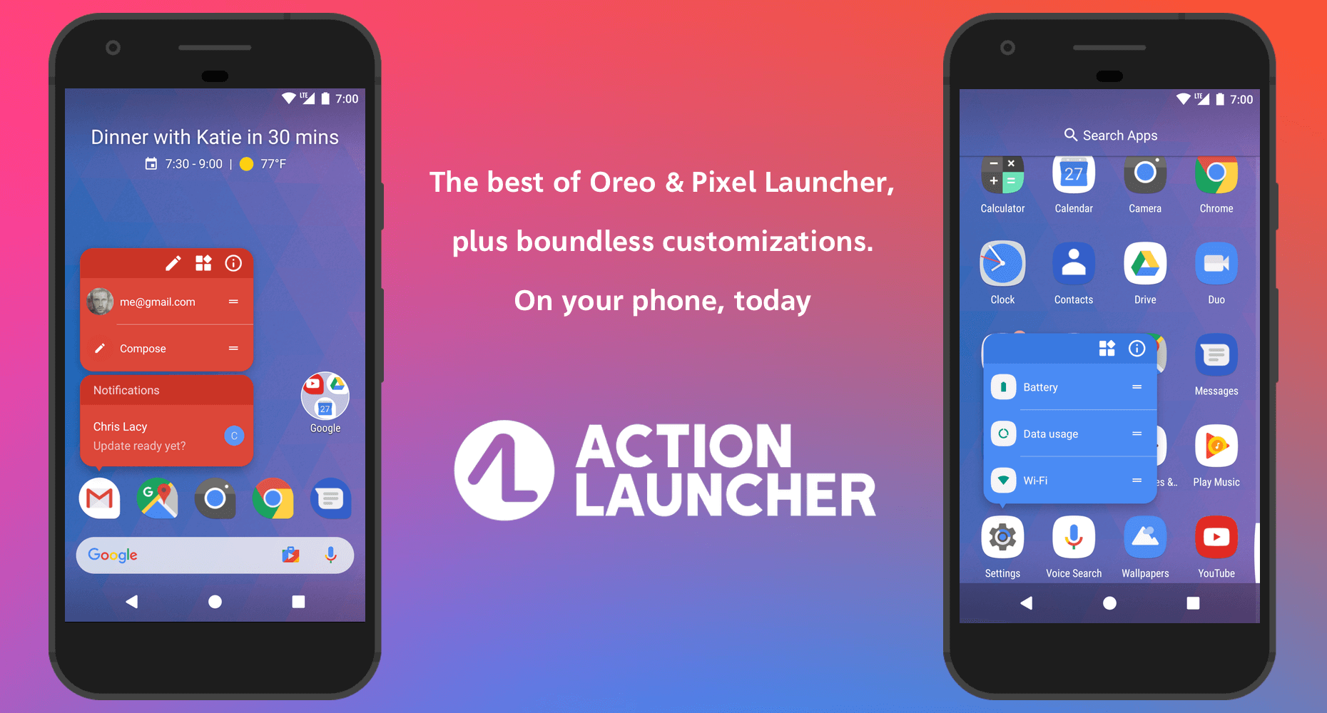 Najlepszy program uruchamiający Android Launcher