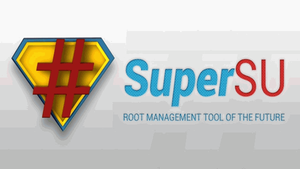 Logo zarządzania rootem administratora systemu Supersu Android