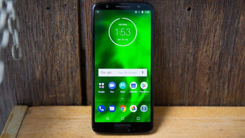 10 najlepszych telefonów z systemem Android 2018 Motorola Moto G6
