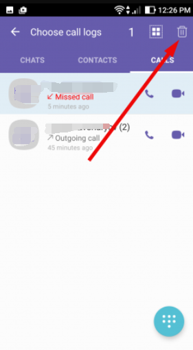 Usuń ręcznie historię połączeń Viber na swoim urządzeniu