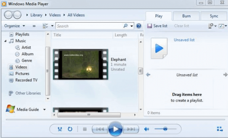 Scal pliki MP4 za pomocą programu Windows Media Player