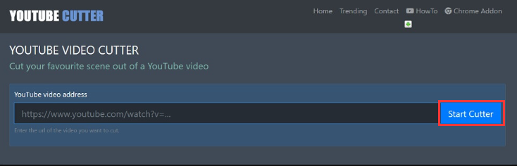 Wytnij dźwięk z YouTube za pomocą narzędzia YouTube Cutter