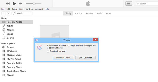 iTunes Pobierz aktualizacje