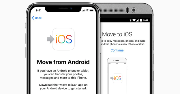 Przenieś kontakty przez Przenieś do iOS