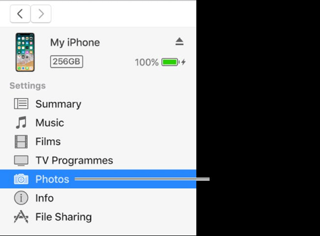 Przenieś zdjęcia z iPada przez iTunes