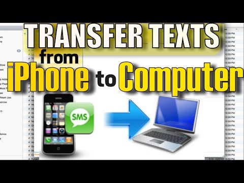 Prześlij wiadomość tekstową z Iphone do komputera