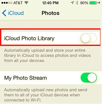 Przenieś zdjęcia z iPhone'a na dysk twardy za pomocą biblioteki zdjęć iCloud