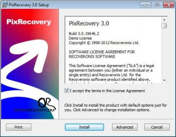PixRecovery narzędzi do naprawy plików JPEG