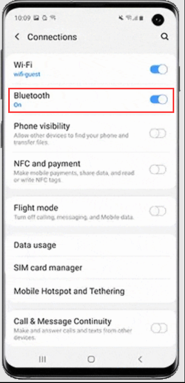 Przesyłaj dane z Samsunga do Oneplus za pomocą Bluetooth