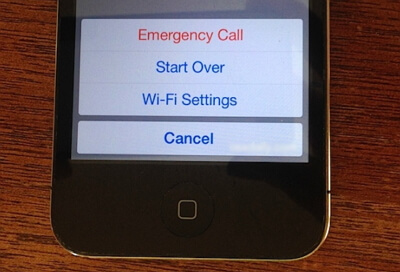 Aktywuj Iphone poprzez połączenie alarmowe
