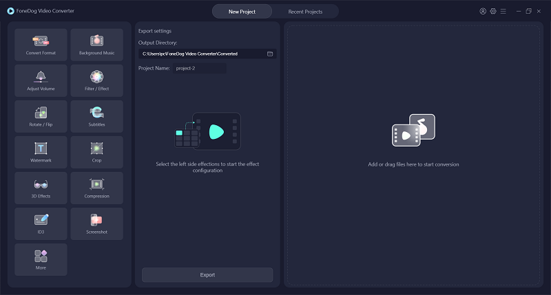 FoneDog Video Converter Darmowe oprogramowanie do edycji wideo