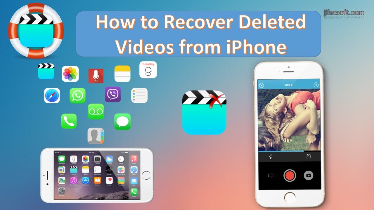 Odzyskaj usunięte wideo z Iphone 1