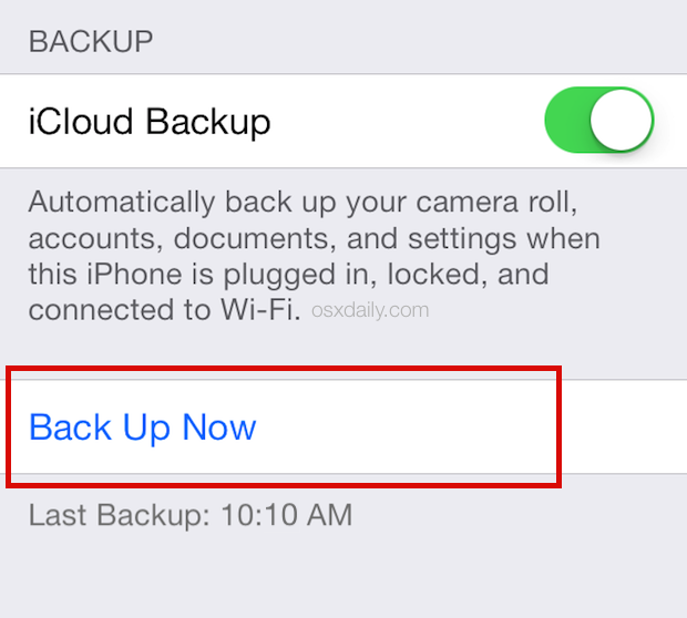 Zmień telefony na iOS: utwórz ręczną kopię zapasową iCloud