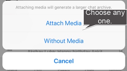 Przenieś WhatsApp Media z iPhone'a na komputer za pomocą poczty e-mail