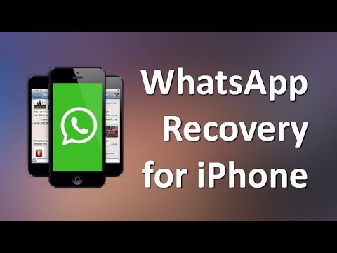 Użyj Whatsapp Recovery dla iPhone'a X / 8/7 / 6s