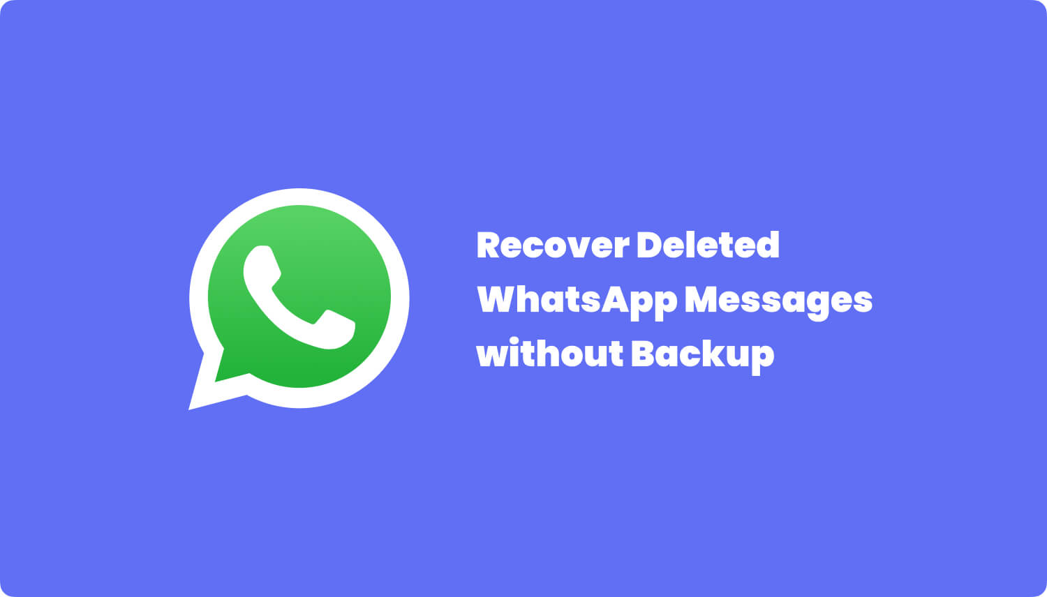 Odzyskaj wiadomości Whatsapp bez kopii zapasowej