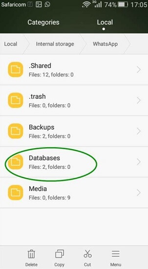 Napraw nieudane przywracanie WhatsApp na Androidzie: użyj lokalnej kopii zapasowej