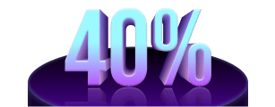 40%